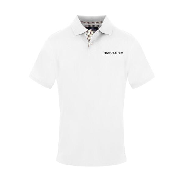 アクアスキュータム メンズ トップス スポーツシャツ Aquascutum Polo 錫99 White 白いこと
