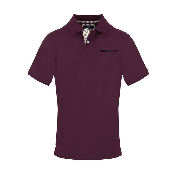 アクアスキュータム メンズ トップス スポーツシャツ Aquascutum Polo 錫99 Red 赤いこと