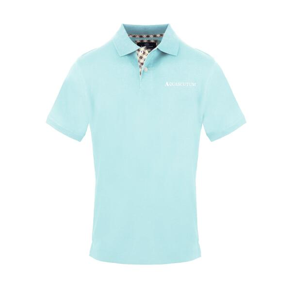 アクアスキュータム メンズ トップス スポーツシャツ Aquascutum Polo 錫99 Skyblue 天の原青み