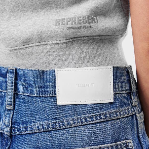 リプレゼント レディース ボトムス デニムパンツ Represent Women's Rep Skater Jean Relaxed Stylish Fit Washed Blue ブルー|ReVida 店