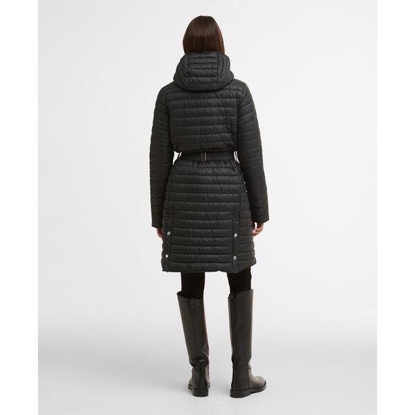 バブアー レディース アウター ジャケット・ブルゾン Barbour International Womens Longline Jada Puffer Jacket Black ブラック