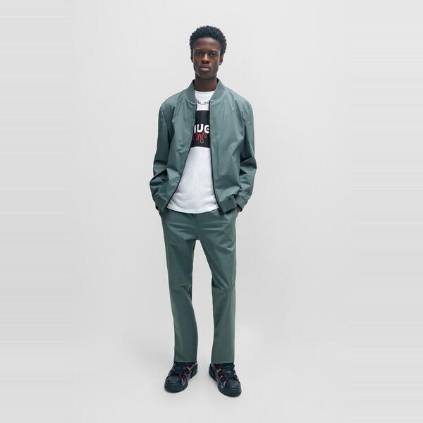 フューゴ メンズ アウター 上衣・上衣 Hugo Men\u0027s Formal Jacket Dark Green 緑であること コート・ジャケット-メンズファッション