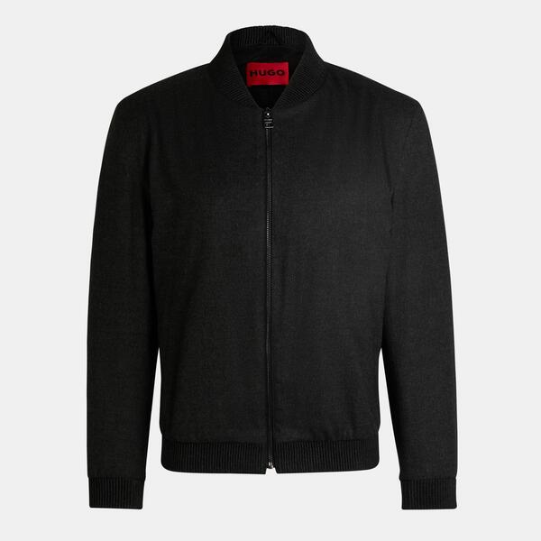 フューゴ メンズ アウター ジャケット・ブルゾン Hugo Men's Formal Jacket Open Grey グレー