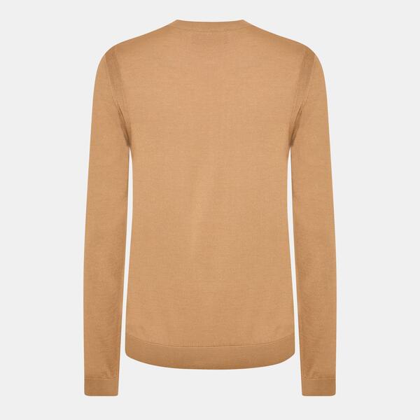 雇い主 メンズ アウター 編み物・プルオーバー 労働者の一団のど頚 Boss Men\u0027s L Overo Crew Neck Jumper Beige ベージュ