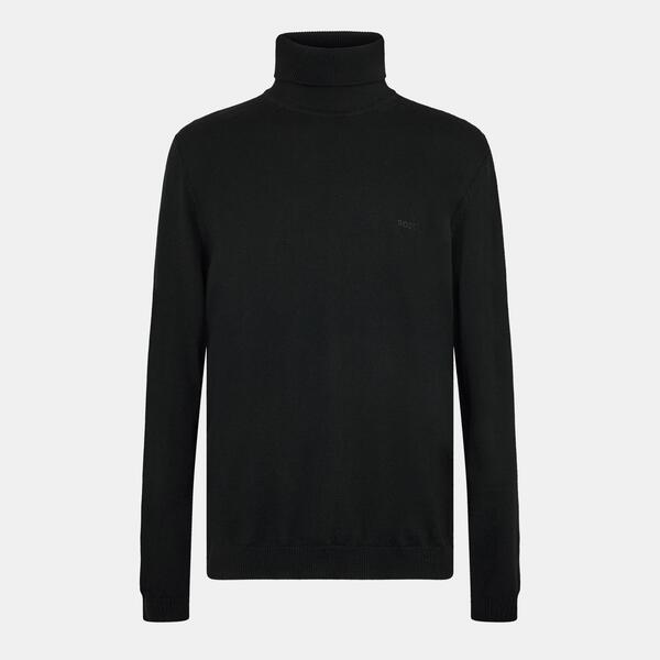 雇い主 メンズ アウター ニット・セータートルネック Boss Men\u0027s Baldebert E Turtle Neck Jumper Black 黒いこと