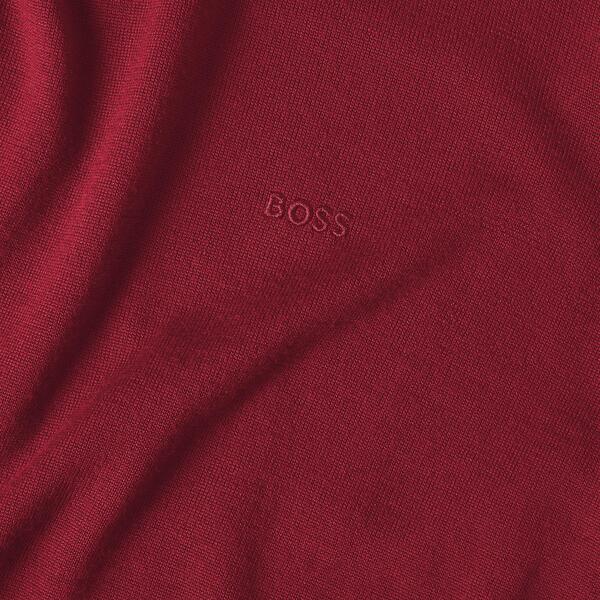 雇い主 メンズ アウター ニット・セータートルネック Boss Men\u0027s Baldebert E Turtle Neck Jumper Dark Red 赤いこと