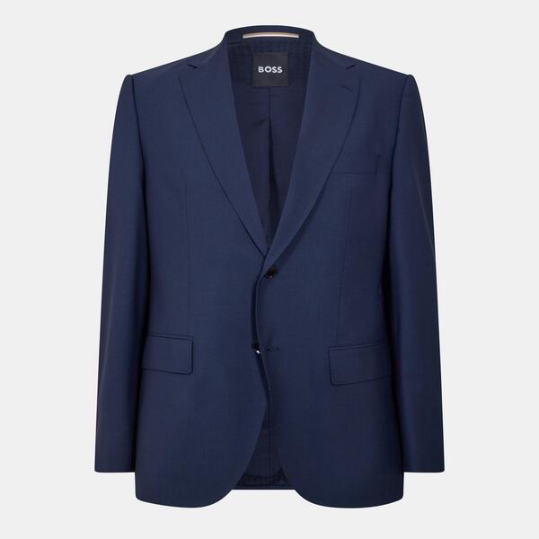 ボス メンズ アウター ジャケット・ブルゾン Boss Men's H Jeckson St Formal Jacket Open Blue ブルー