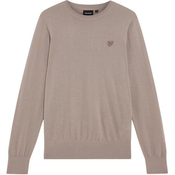 ライルアンドスコット メンズ アウター ニット・セーター Lyle and Scott Crew Jumper Sn99 Cinder