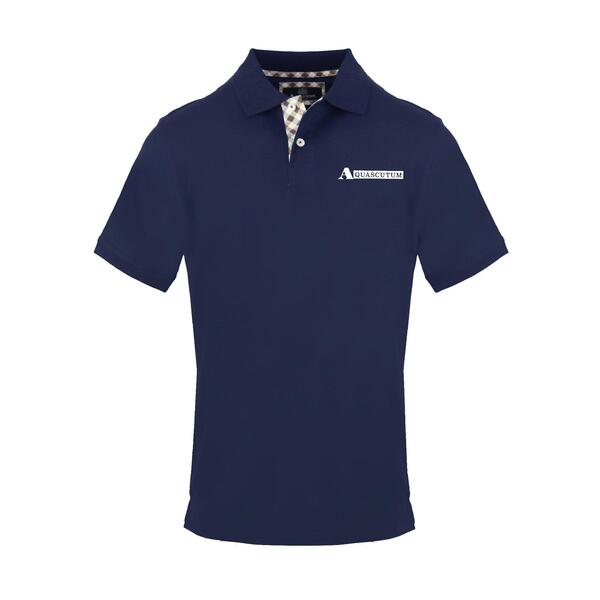 アクアスキュータム メンズ トップス スポーツシャツ Aquascutum Polo 錫99 Navy 米国海軍