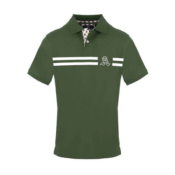 アクアスキュータム メンズ トップス スポーツシャツ Aquascutum Polo 錫99 Military Green 緑であること