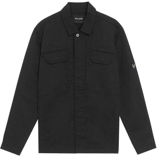ライルアンドスコット メンズ トップス シャツ Lyle and Scott Overshirt Sn99 Jet Black ブラック