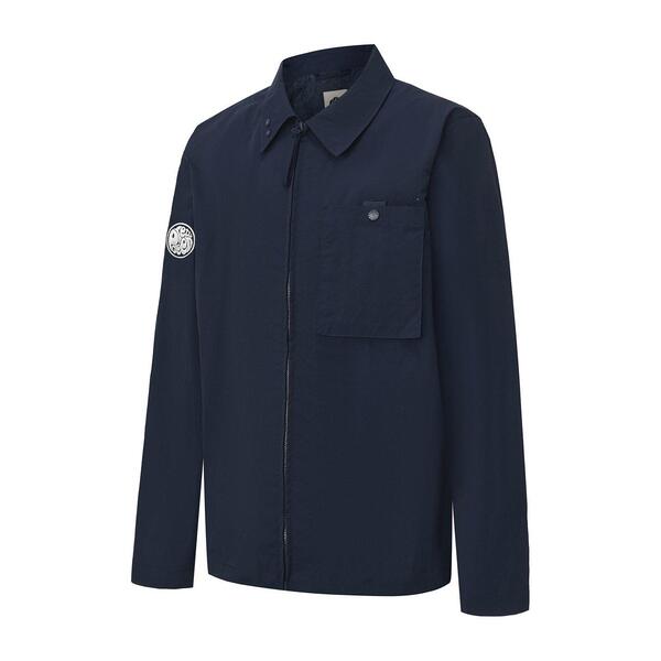 プレティグリーン メンズ アウター ジャケット・ブルゾン Pretty Green Heaton Ovrshrt Mens Navy ネイビー