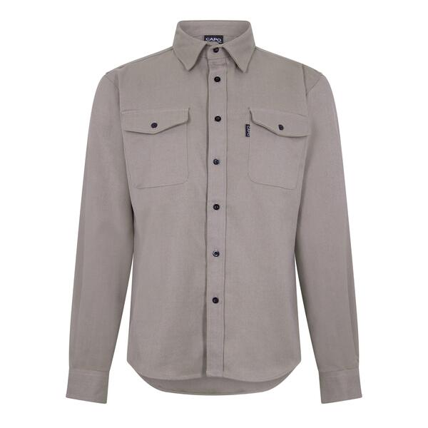 カポ メンズ トップス シャツ CAPO Overshirt Sn00 Stone ストーン