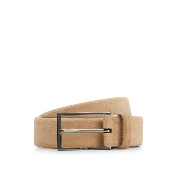 元締め メンズ 付属品 胴締め なめし革 Boss Men\u0027s Calindo Sd Leather Belt Medium Brown 赤銅色
