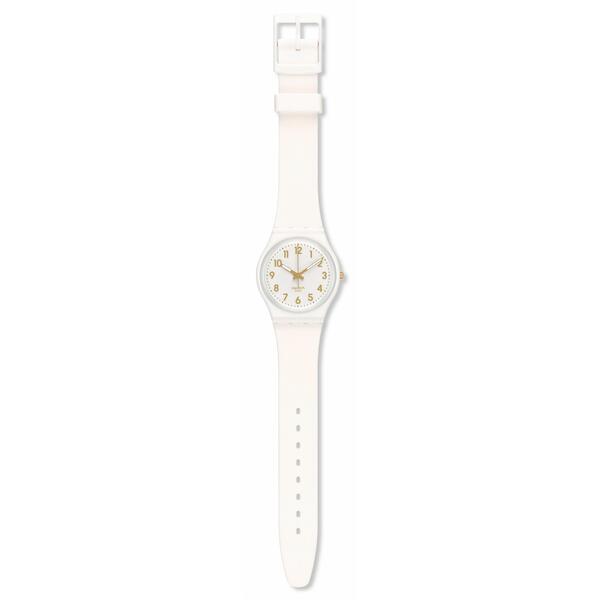 スウォッチ メンズ アクセサリー 腕時計 Swatch Unisex Adults Original Analogue Quartz Watch White Bishop ホワイト