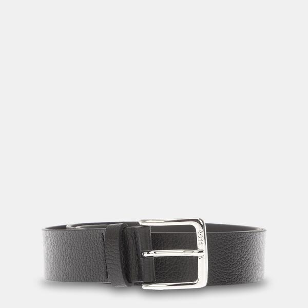 ボス メンズ アクセサリー ベルト レザー Boss Ronnie-Gr Sz35 10263177 01 Leather Belt Mens Black ブラック