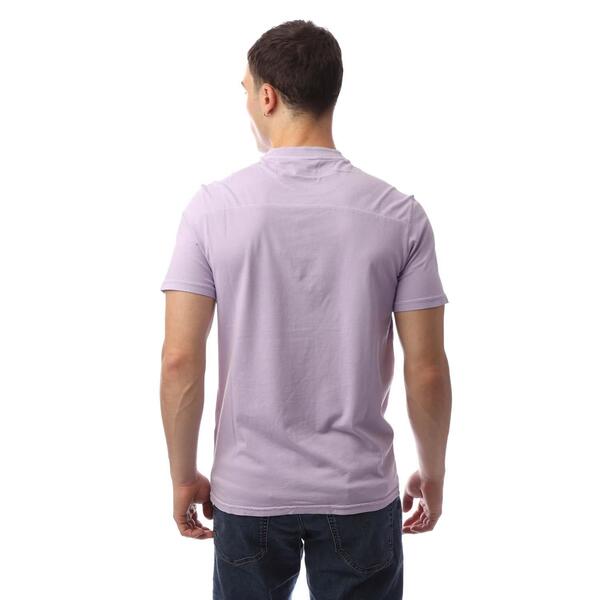 ライルアンドスコット メンズ トップス Tシャツ クルーネック Lyle and Scott Natural Dye Crewneck T-Shirt Purple パープル