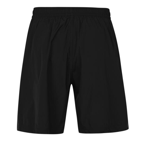 アレキサンダー・マックイーン メンズ 水泳着 二分の一ズボン下・さる股引き 遊撃手ズボン下 Alexander McQueen Selvedge Swim Shorts Black 1000 黒いこと