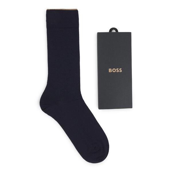 ボス メンズ アンダーウェア 靴下 シルク アンクル Boss Rs Cashmere Silk Uni 10265696 Ankle Sock Mens Dark Blue ブルー
