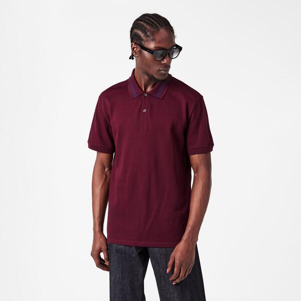 アレキサンダー・マックイーン メンズ トップス ポロシャツ 半袖 Alexander McQueen Men'short-Sleeve Polo Shirt Bordeaux｜ReVida 店 62,590円