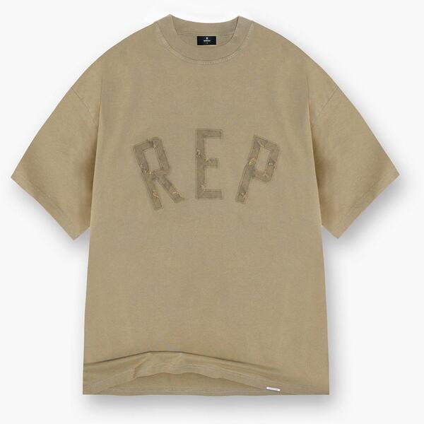 リプレゼント メンズ トップス Tシャツ レギュラーフィット Represent Men's Rep Applique Regular Fit-Shirt Fawn