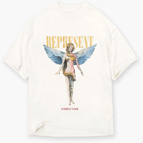 リプレゼント メンズ トップス Tシャツ レギュラーフィット Represent Men's Regular Fit-Shirt Flat White ホワイト 16,485円