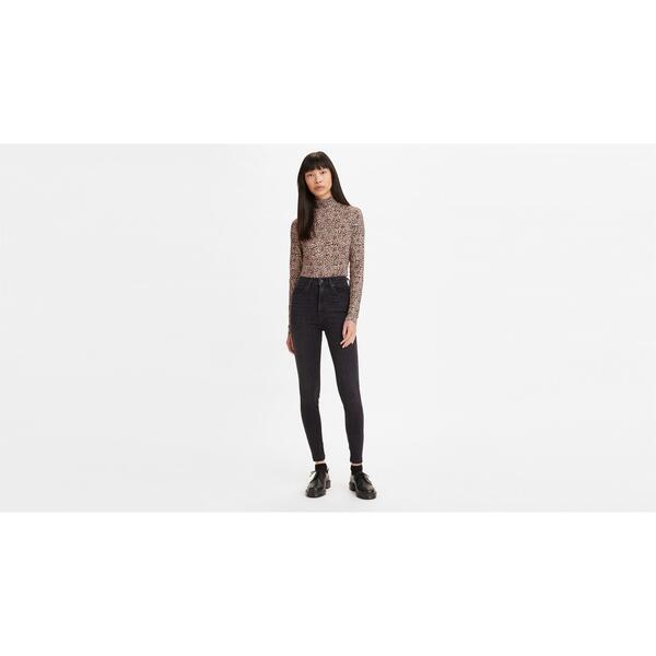 リーバイス レディース ボトムス デニムパンツ ジーンズ Levis Mile High Super Skinny Jeans Black Ground 09 ブラック｜ReVida 店