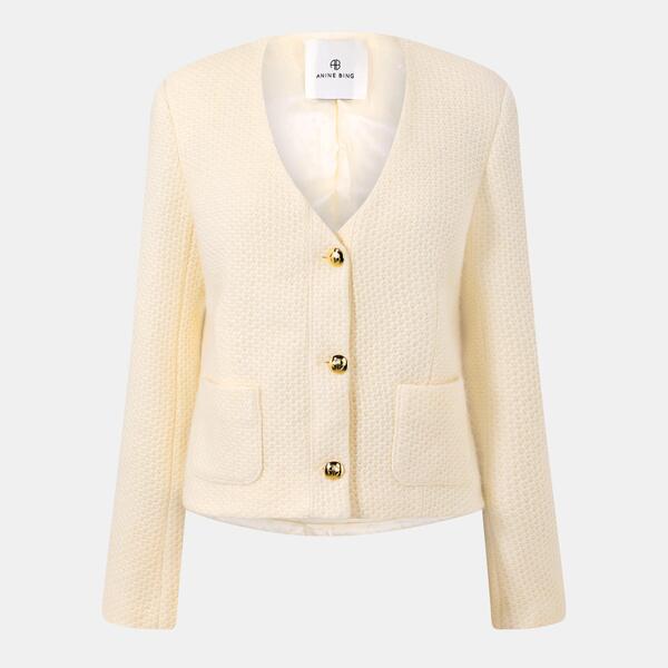 アニービン レディース アウター 上衣・上衣 Anine Bing Womens Anitta Jacket White 白いこと