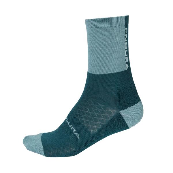 エンデュラ レディース アンダーお召しもの ソックス Endura Cycling Socks Deep Teal ティール