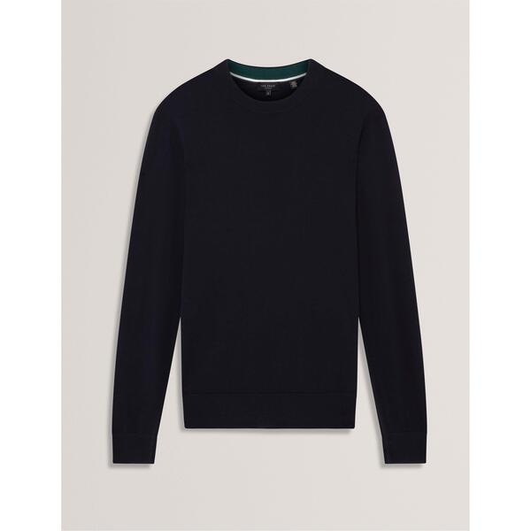 テッドベーカー メンズ アウター ニット・セーター クルーネック Ted Baker Men's Merino Crew Neck Jumper Navy ネイビー