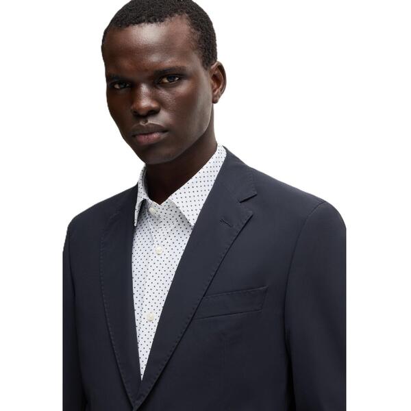 ボス メンズ アウター ジャケット・ブルゾン Boss Huge Junior Formal Jacket Dark Blue ブルー