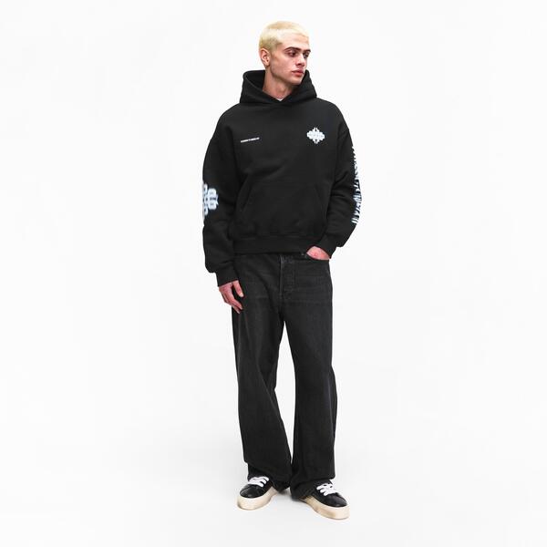 ザ クチュール 野球クラブ メンズ アウター パーカー・スウェット The Couture Club Men\u0027s Blurred Pull Over Hoodie Black 黒いこと