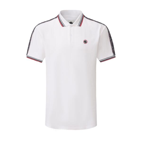 プレティグリーン メンズ トップス ポロシャツ Pretty Green Tape Polo Mens White ホワイト