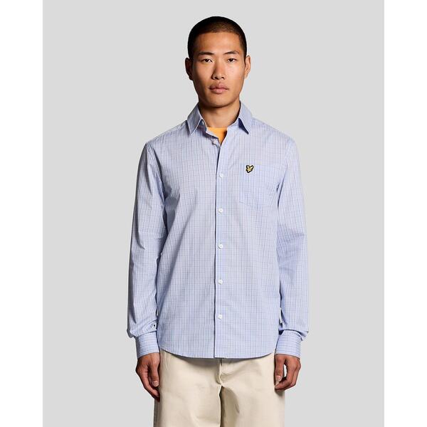 ライルアンドスコット メンズ トップス シャツ Lyle and Scott Lyle Check LShirt Sn62 Chalk Blue W444 チョーク 17,986円
