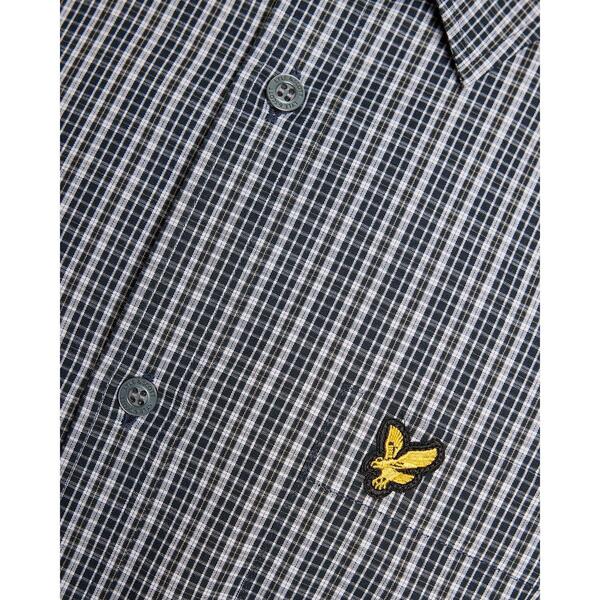 ライルアンドスコット メンズ トップス シャツ Lyle and Scott Lyle Check LShirt Sn62 Dark Navy Z271 ネイビー