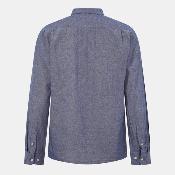 ピーターワース メンズ トップス シャツ Peter Werth Men's Long Sleeve Plain Shirt Dark Indigo インディゴ