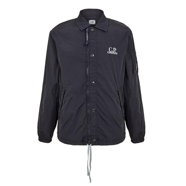 シーピーカンパニー メンズ トップス シャツ CP Company CP Chrome-R Oshirt Sn61 Tot Eclipse 888｜ReVida 店