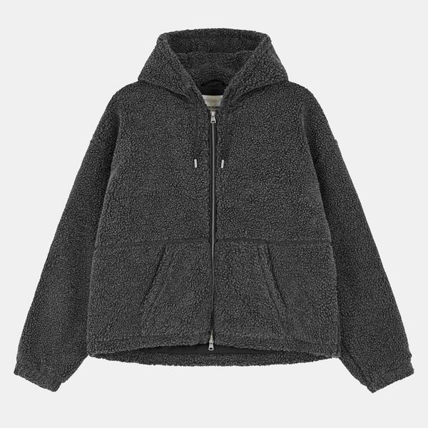 ザ クチュール クラブ メンズ アウター ジャケット・ブルゾン The Couture Club Men'sherpa Zipped Bomber Jacket Black ブラック｜ReVida 店