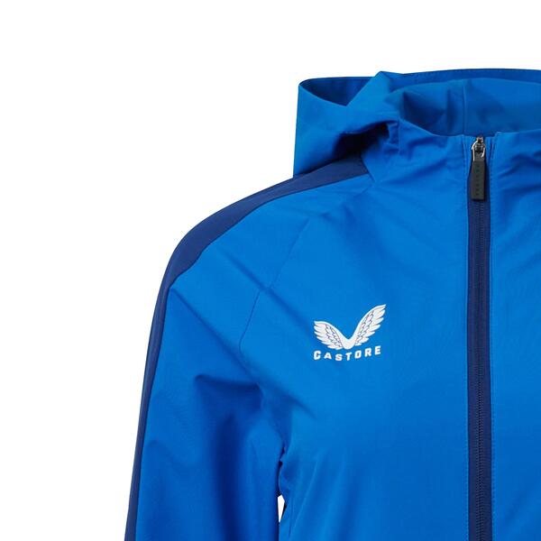 カストル レディース アウター ジャケット・ブルゾン Castore Women's Rangers Lightweight Waterproof Packable Rain Anorak Blue ブルー