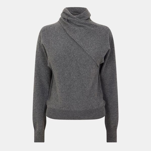 トム・フォード レディース アウター ニット・セーター Tom Ford Women's Jumper Grey Melange グレー｜ReVida 店