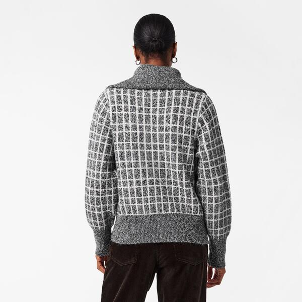 バーレイ レディース アウター ニット・セーター Varley Womens Furley Half-Zip Jumper charcoal marl チャコール