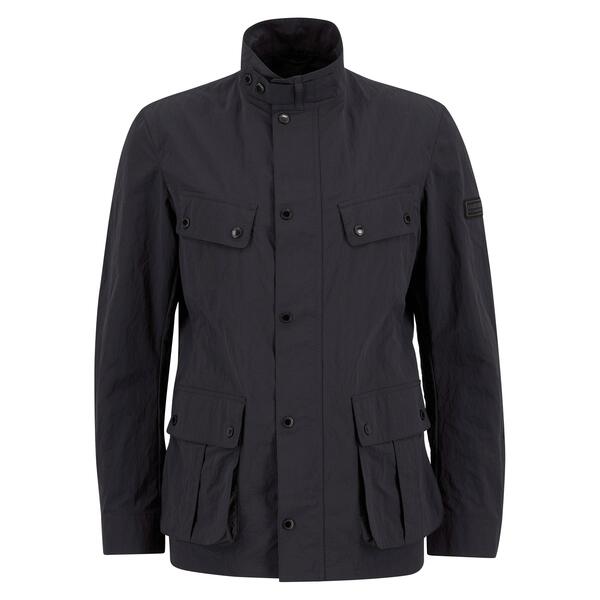 バブアー メンズ アウター ジャケット・ブルゾン Barbour International Mens Modern Duke Showerproof Jacket Black BK11 ブラック
