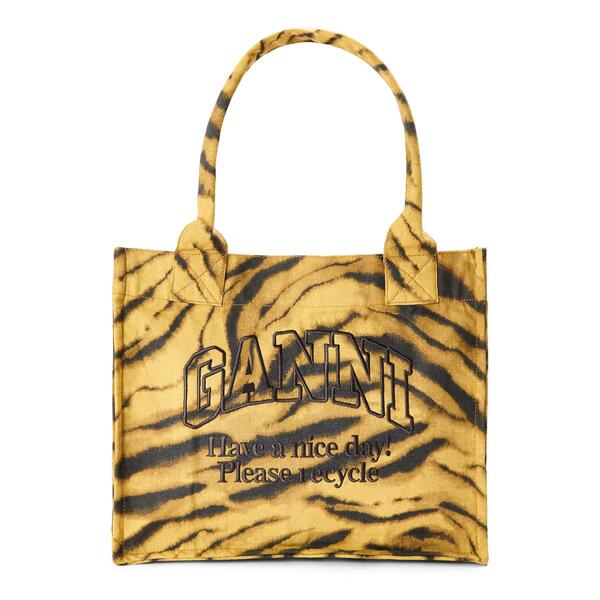 ガニー レディース バッグ Ganni Easy Shopper Ld62 Khaki カーキ