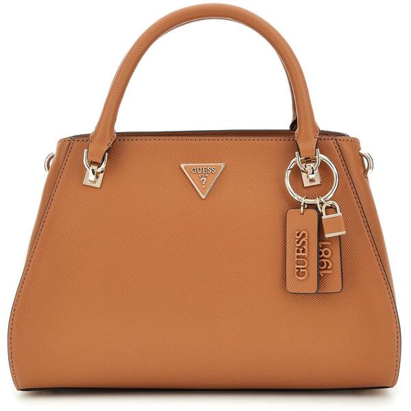 ゲス レディース バッグ Guess Women's Noelle Satchel Bag Cognag