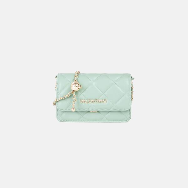 ヴァレンティノ レディース バッグ Valentino Women's Ocarina Flap Crossbody Bag Salvia