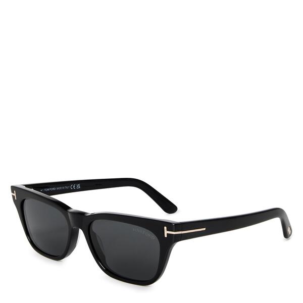 トム・ジェラルド・r・フォード メンズ 佩び物 サングラス・アイウェア Tom Ford Men\u0027s TFS Penn Rectangle Sunglasseshiny black 黒いこと