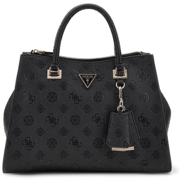 ゲス レディース バッグ Guess Cresida Satchel Black ブラック