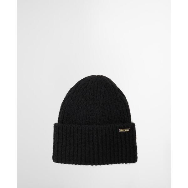 バブアー レディース アクセサリー 帽子 Barbour Meryl Beanie Black ブラック