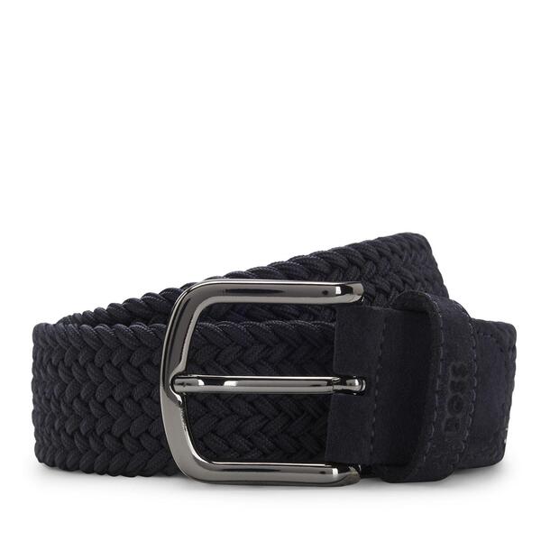 元締め メンズ 付属品 胴締め Boss Woven Belt Dark Blue 401 青み