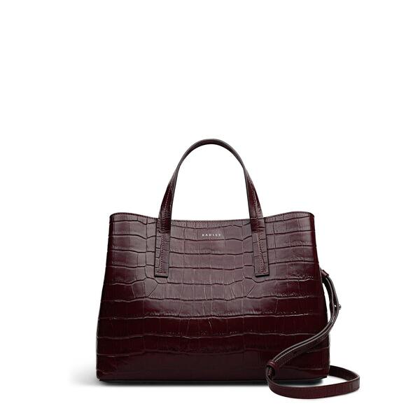 ラドリー レディース 御徒面子 スピード競技 Radley Dukes Place Grabag DARK CHERRY バッグ・小物・ブランド雑貨-バッグ